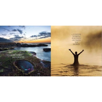Earth Air Fire Water knyga ir 2 CD meditacijoms Blue Angel